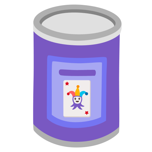 canned food black joker