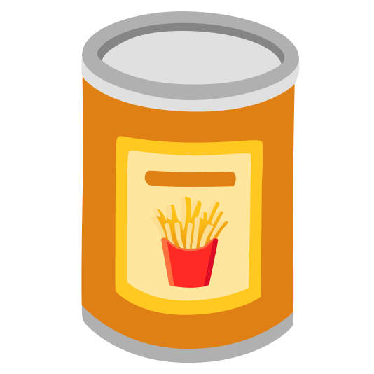 canned food fries