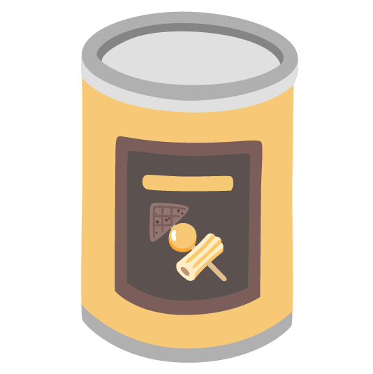 canned food oden
