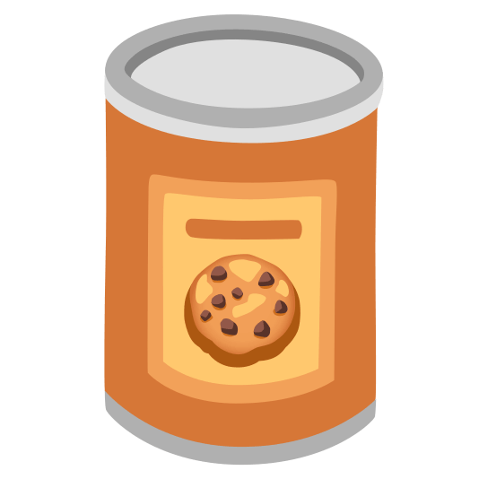 canned food cookie