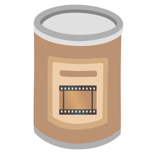 canned food film frames