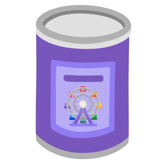 canned food ferris wheel