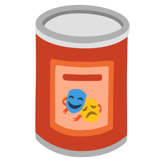 canned food performing arts