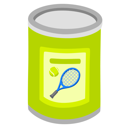 canned food tennis