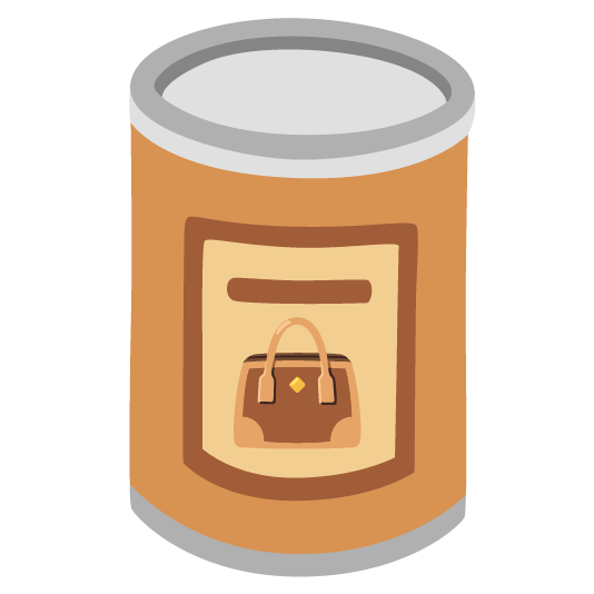 canned food handbag