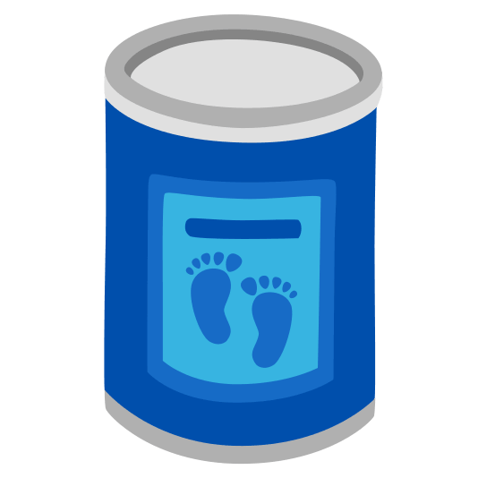 canned food footprints