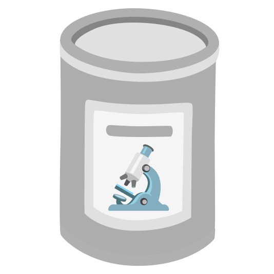 canned food microscope