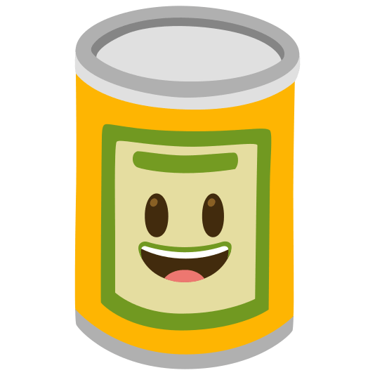 canned food smiley
