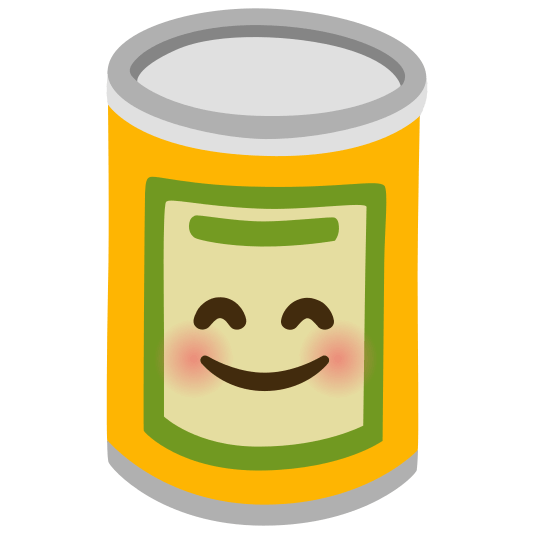 canned food blush