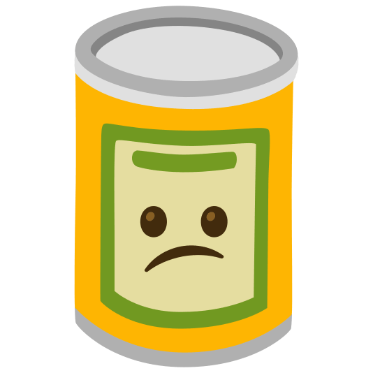 canned food confused