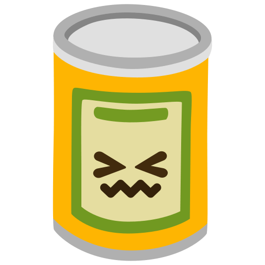 canned food confounded