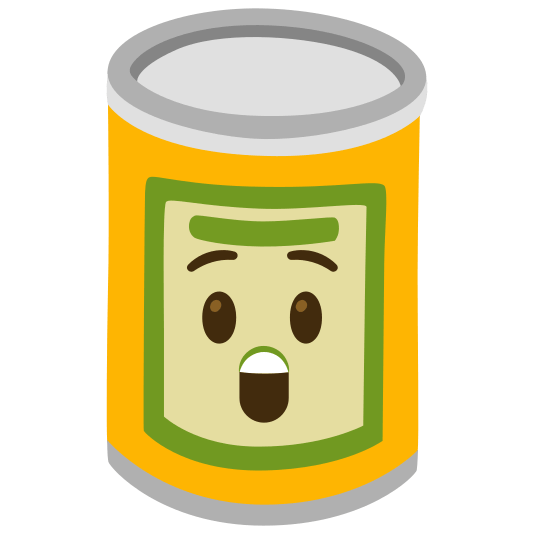 canned food astonished