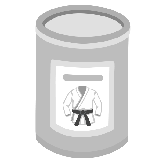 canned food martial arts uniform