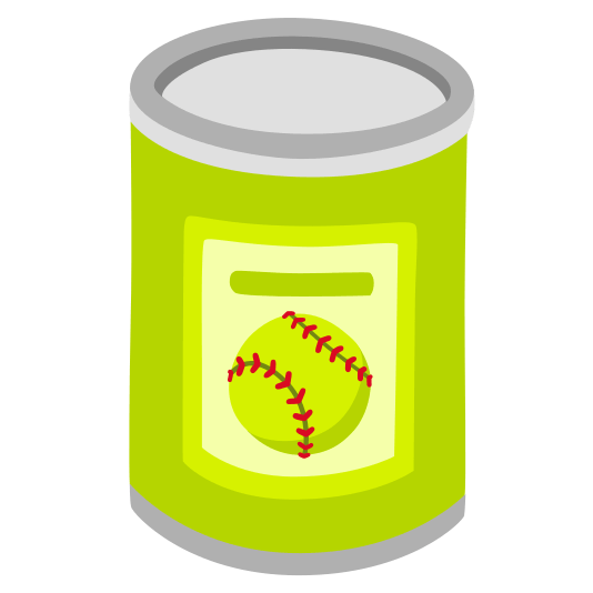 canned food softball