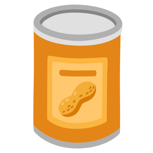 canned food peanuts