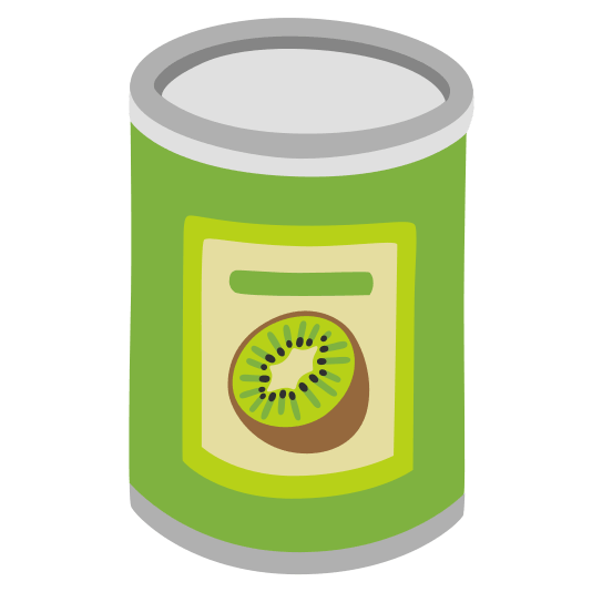 canned food kiwifruit