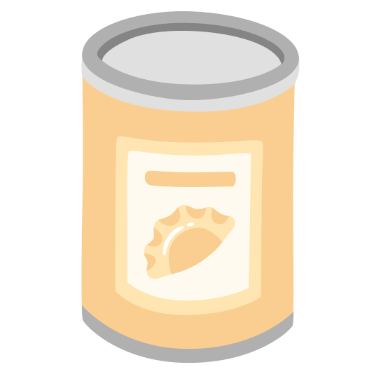 canned food dumpling