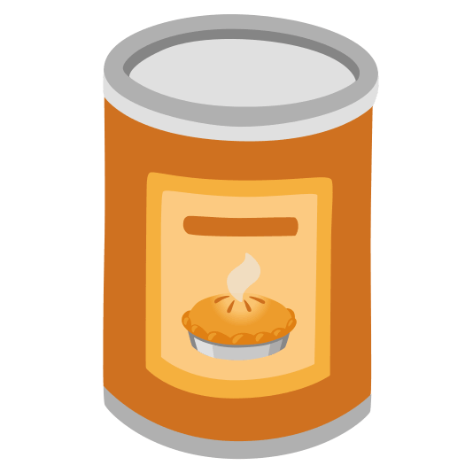 canned food pie