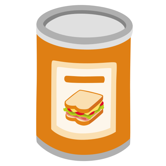 canned food sandwich