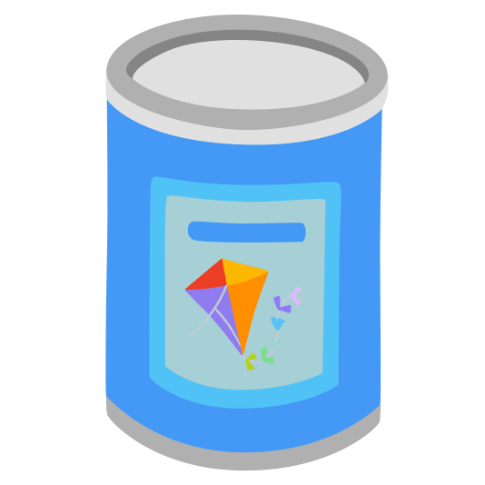 canned food kite