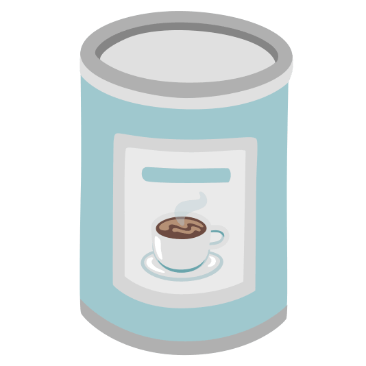 canned food coffee