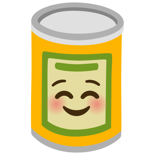 canned food relaxed
