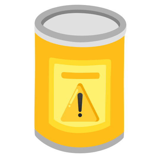 canned food warning