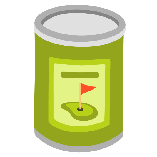 canned food golf