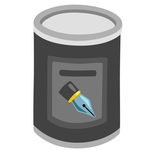 canned food black nib