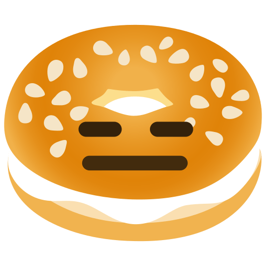 bagel expressionless