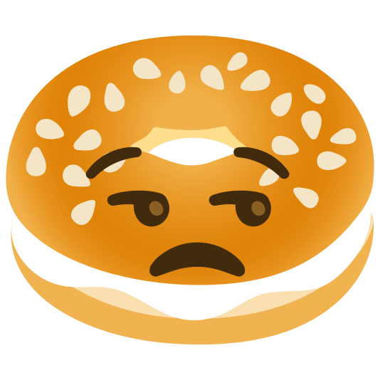 bagel unamused