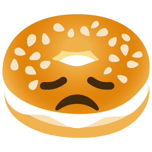 bagel disappointed