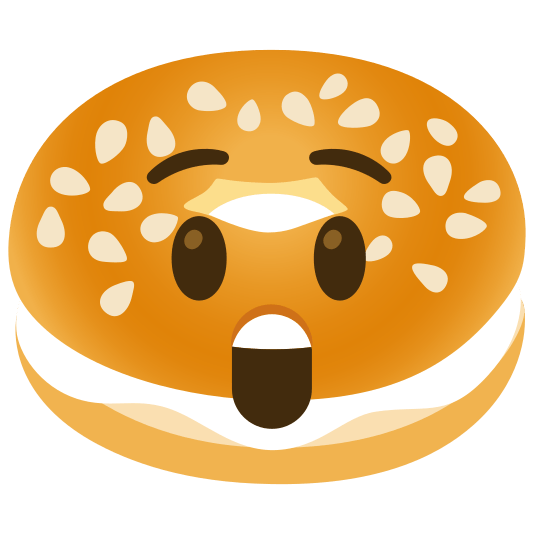 bagel astonished