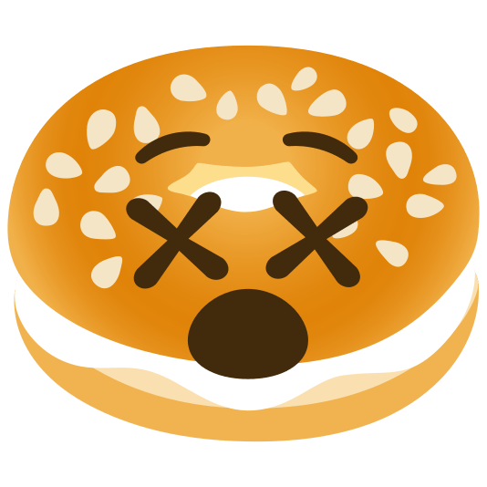 bagel dizzy face