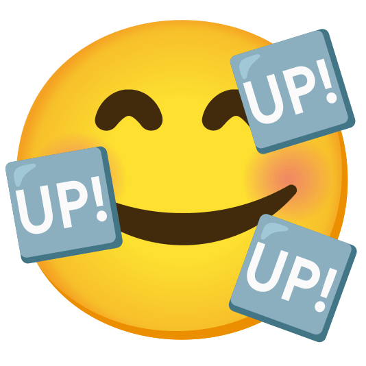 smiling face with 3 hearts up