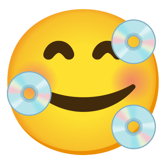 smiling face with 3 hearts cd