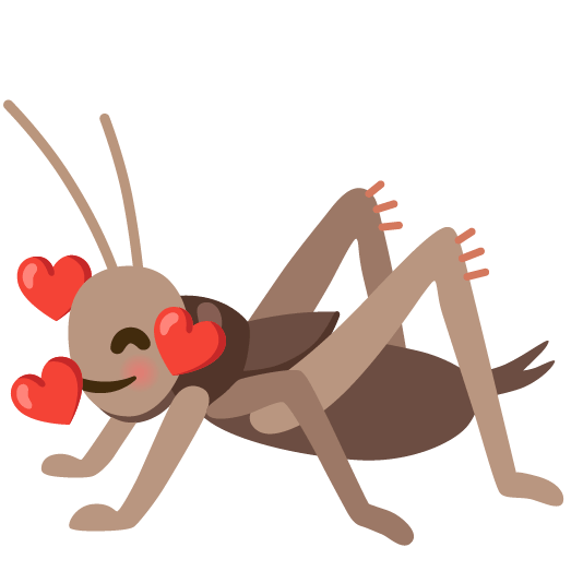 smiling face with 3 hearts cricket