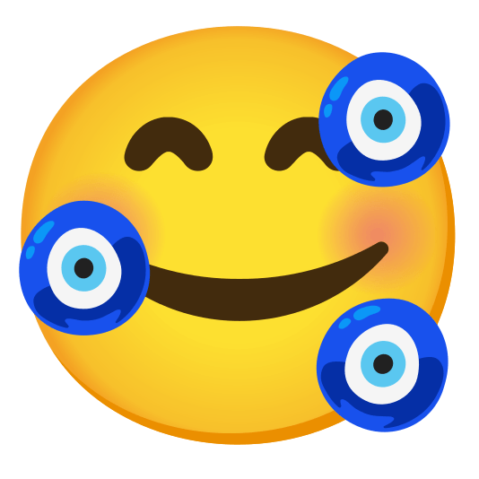 smiling face with 3 hearts nazar amulet