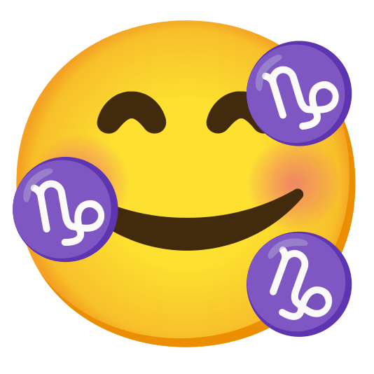 smiling face with 3 hearts capricorn