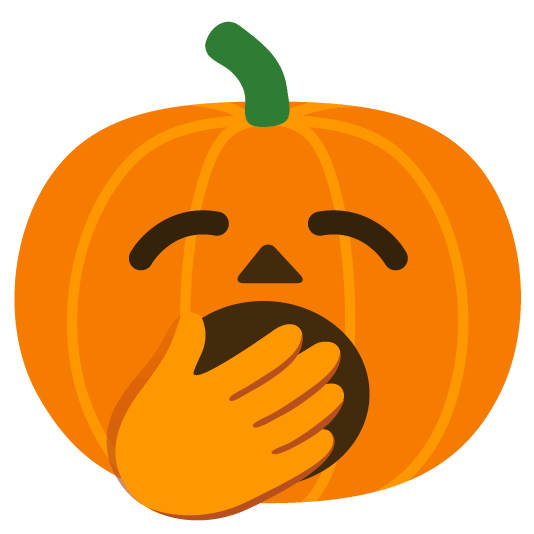 yawning face jack o lantern