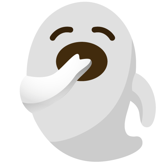 yawning face ghost