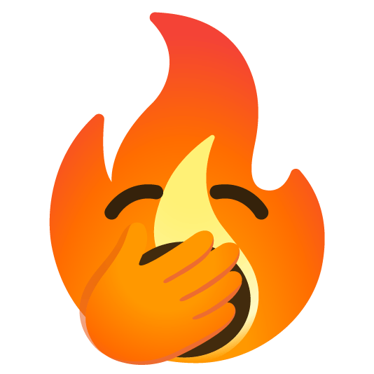 yawning face fire