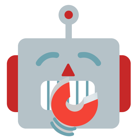 yawning face robot face