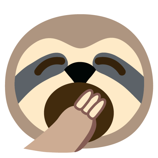 yawning face sloth