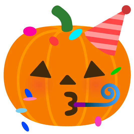 partying face jack o lantern