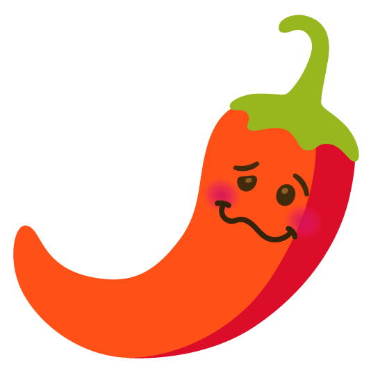 woozy face hot pepper