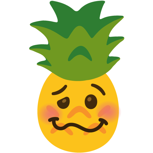 woozy face pineapple