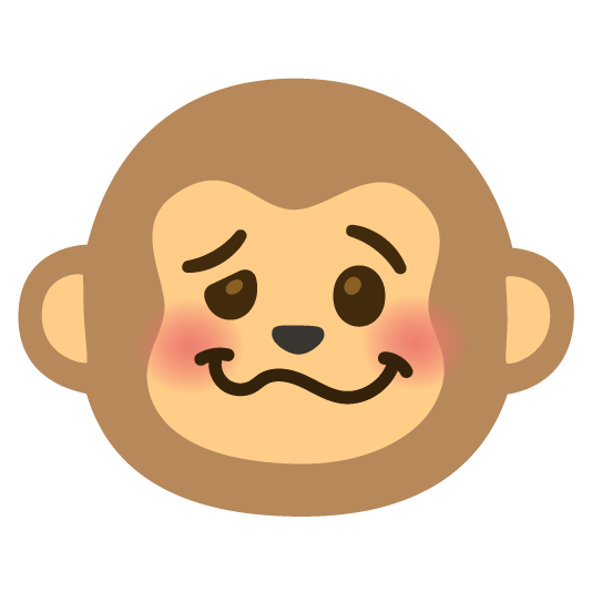 woozy face monkey face