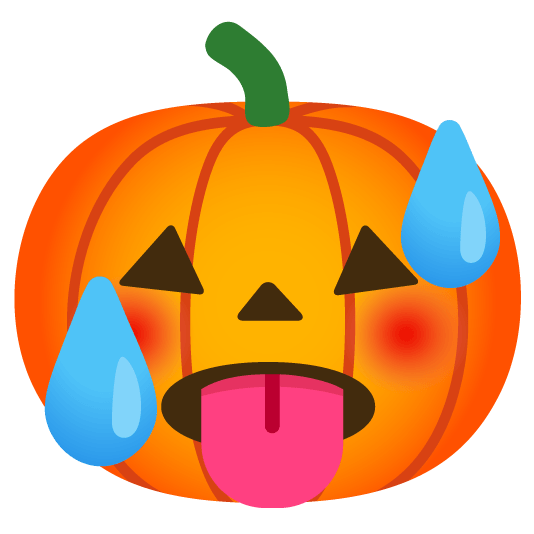 hot face jack o lantern