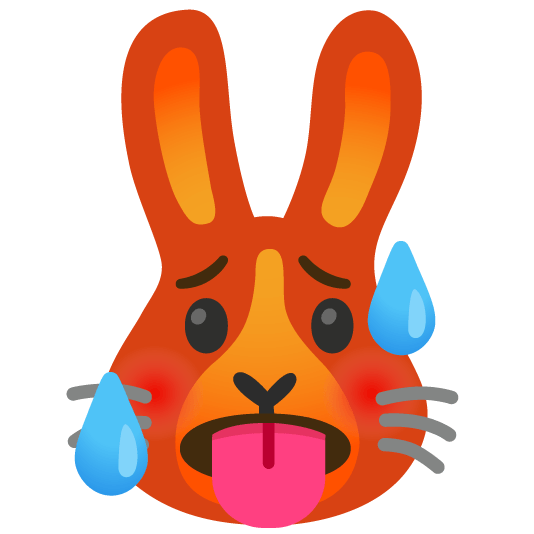 hot face rabbit